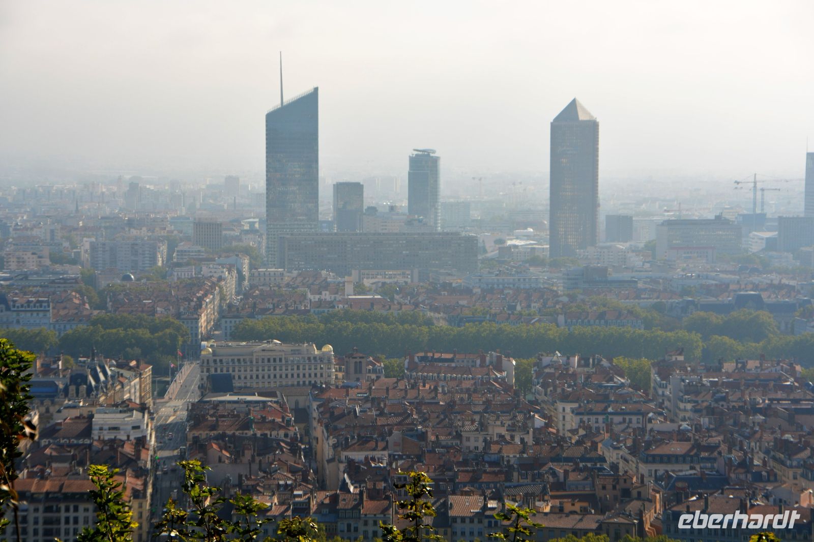 Blick auf die Skyline von Lyon