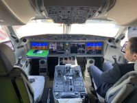 Blick ins Cockpit
