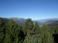 Blick vom Coll de la Botella