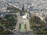 Blick vom Eiffelturm - Palais Chaillot