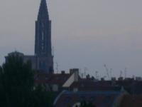 Blick vom Hotelfenster auf das Straßburger Münster