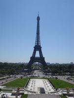 Blick vom Trocadero auf Eiffelturm