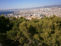 Blick von der notre dame de la gard Marseille 