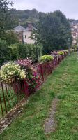 Blumenschmuck in Caudebec 