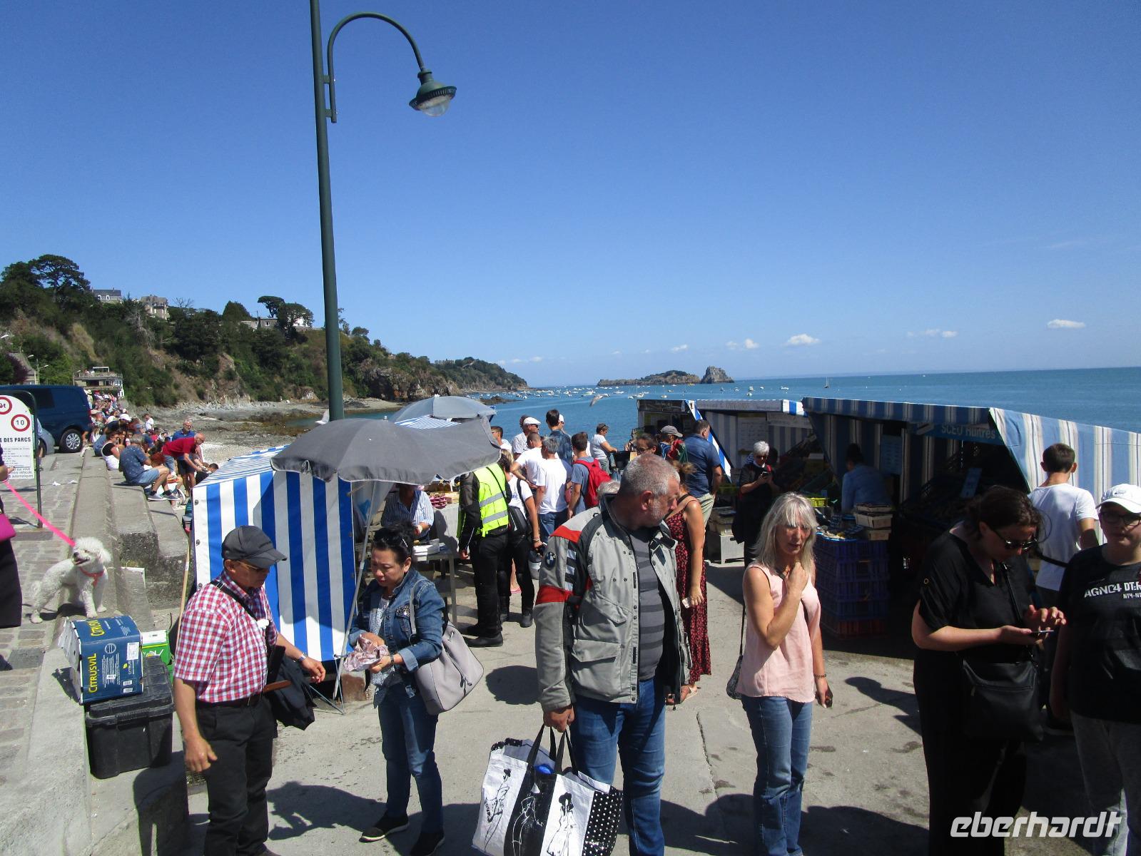 Cancale. Austernverkauf