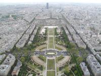 Das Marsfeld von oben