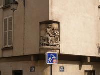 Detail an einer Hausecke