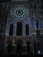 Die Kathedrale von Chartres am Abend