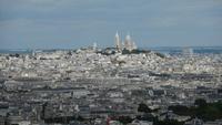Eiffelturmblicke über Paris zum Montmartre u Sacre Coeur