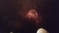 Feuerwerk in Juan-les-Pins