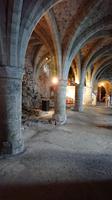 Gewölbe von Schloss Chillon - Gefängnis von Francois Bonivard