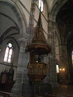 Kanzel der Kirche von Obernai