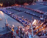Lourdes, Lichterprozession