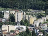 Martigny, römische Arena rechts oben