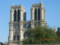 Notre Dame vom Boot aus gesehen