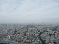 Panoramablick über ganz Paris vom Montparnasse Tower aus. 