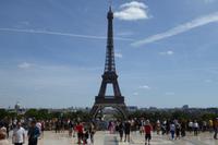 Paris Tag 4 Blick auf Eiffelturm vom Trocadéro  