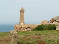 Ploumanach rosarote Granitküste