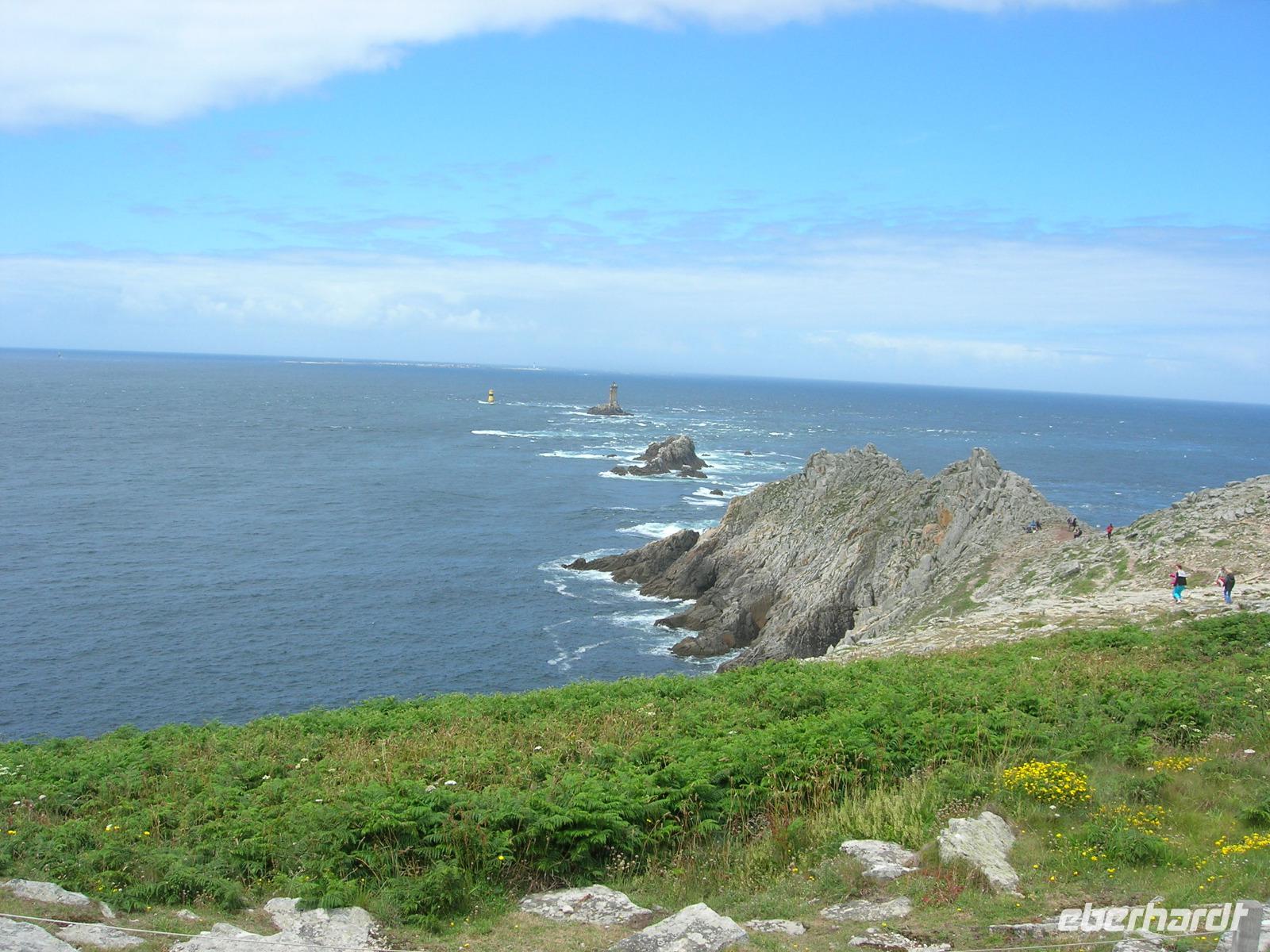 Pointe du Raz mit Leuchtturm Phare de la Vieille
