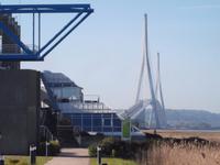 Pont de Normandie - der Nebel verzieht sich