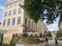 Provence intensive vom 21.-28.6.25: Eine Tromp d'oeil-Fassade in Aix