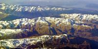 Rückflug über die Alpen