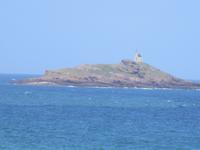 Sable dOr des Pins, Insel mit Kapelle