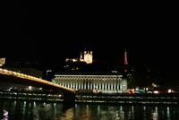 Saone bei Nacht