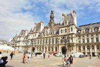Stadtspaziergang durch Paris - Hôtel de Ville - Rathaus von Paris