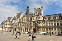 Stadtspaziergang durch Paris - Hôtel de Ville - Rathaus von Paris