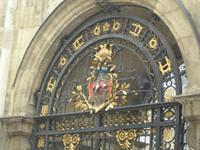 Stadtwappen am Portak