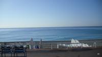 Strand von Nizza an der Promenade d'Anglais