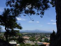 Tag 11 - 5 - Orange - Aufstieg zum Hügel Ste-Eutrope (4) - Blick zum MOnt Ventoux