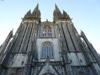 Tag 7 25.08.2023 Stadtführung in Quimper, Kathedrale St. Corentin