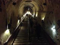 Treppe in den Keller von Pommery