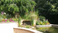 Wasserspiele im Garten in Caen