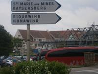 Wegweiser in Ribeauville