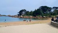 am Strand von Ploumanach