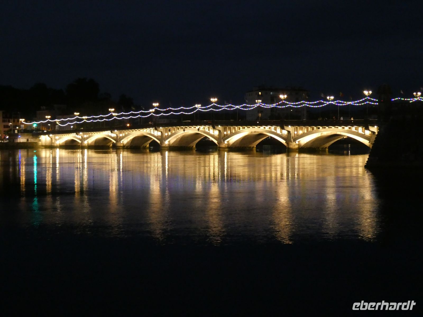 am Ufer des Adour in Bayonne
