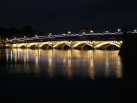 am Ufer des Adour in Bayonne
