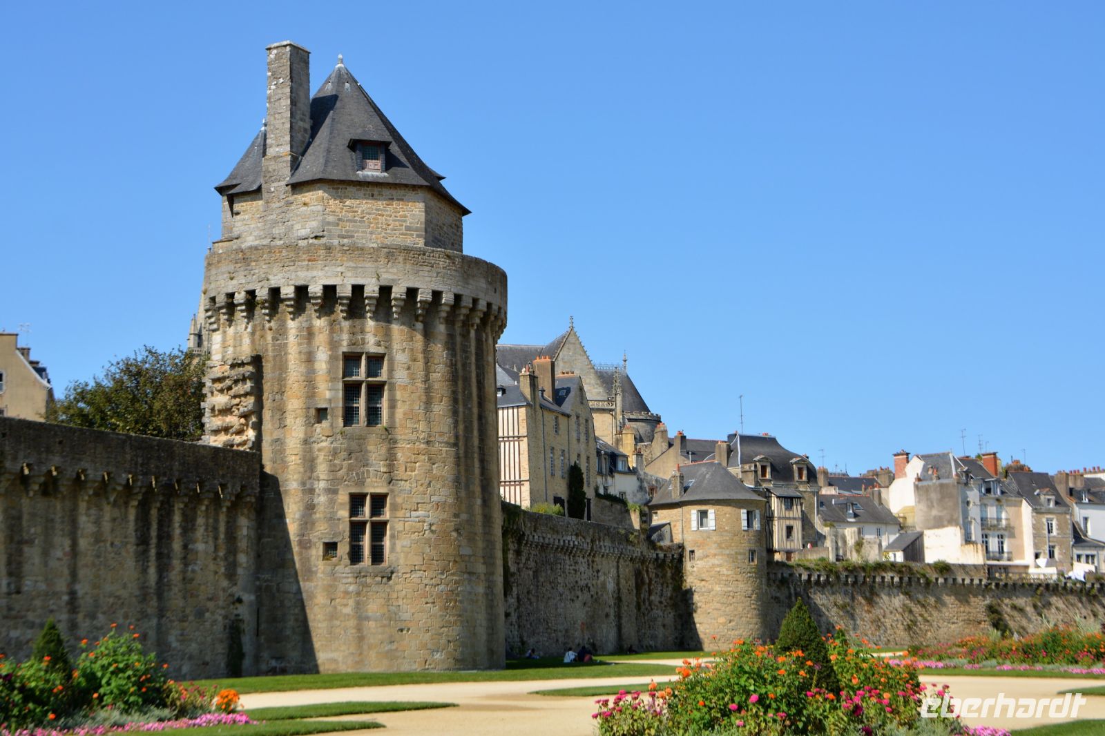 an der Stadtmauer von Vannes