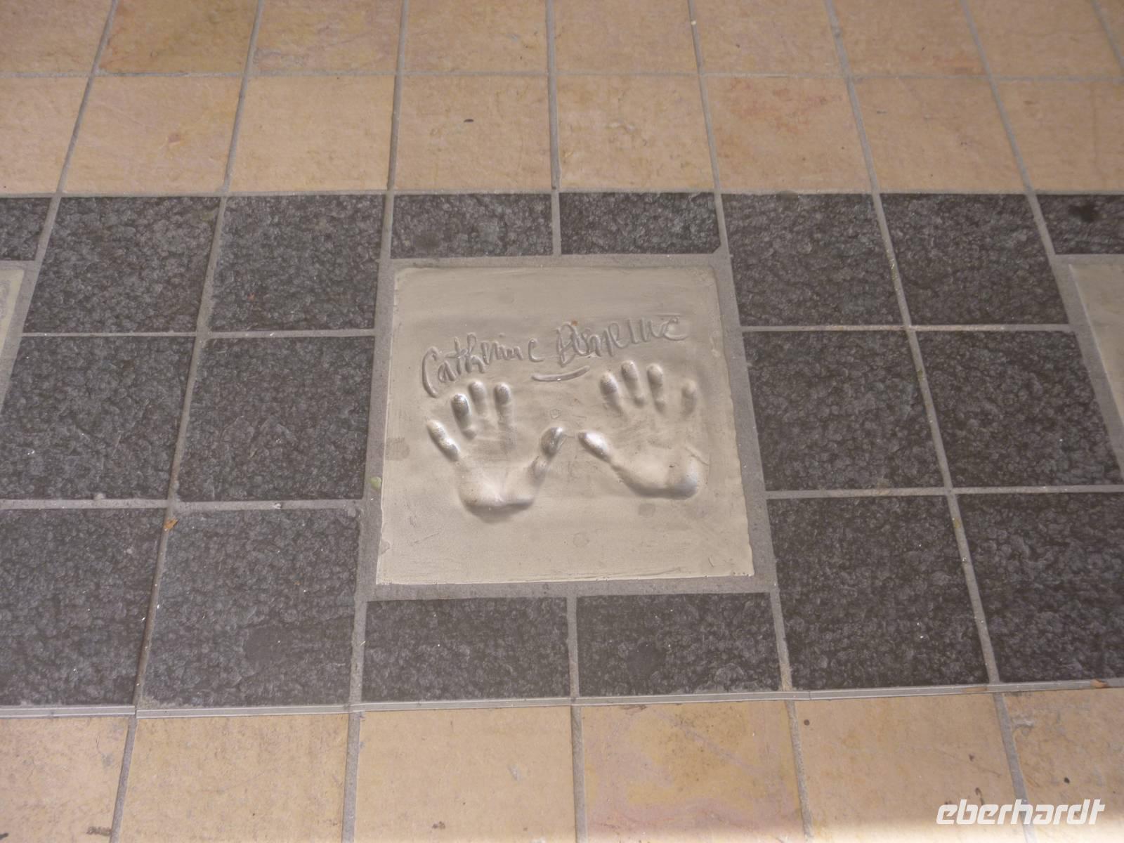 die berühmtem Händeabrucke in Cannes