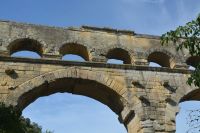 die obere Etage der Pont-du-Gard