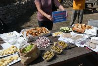 französisches Picknick am Pointe du Raz