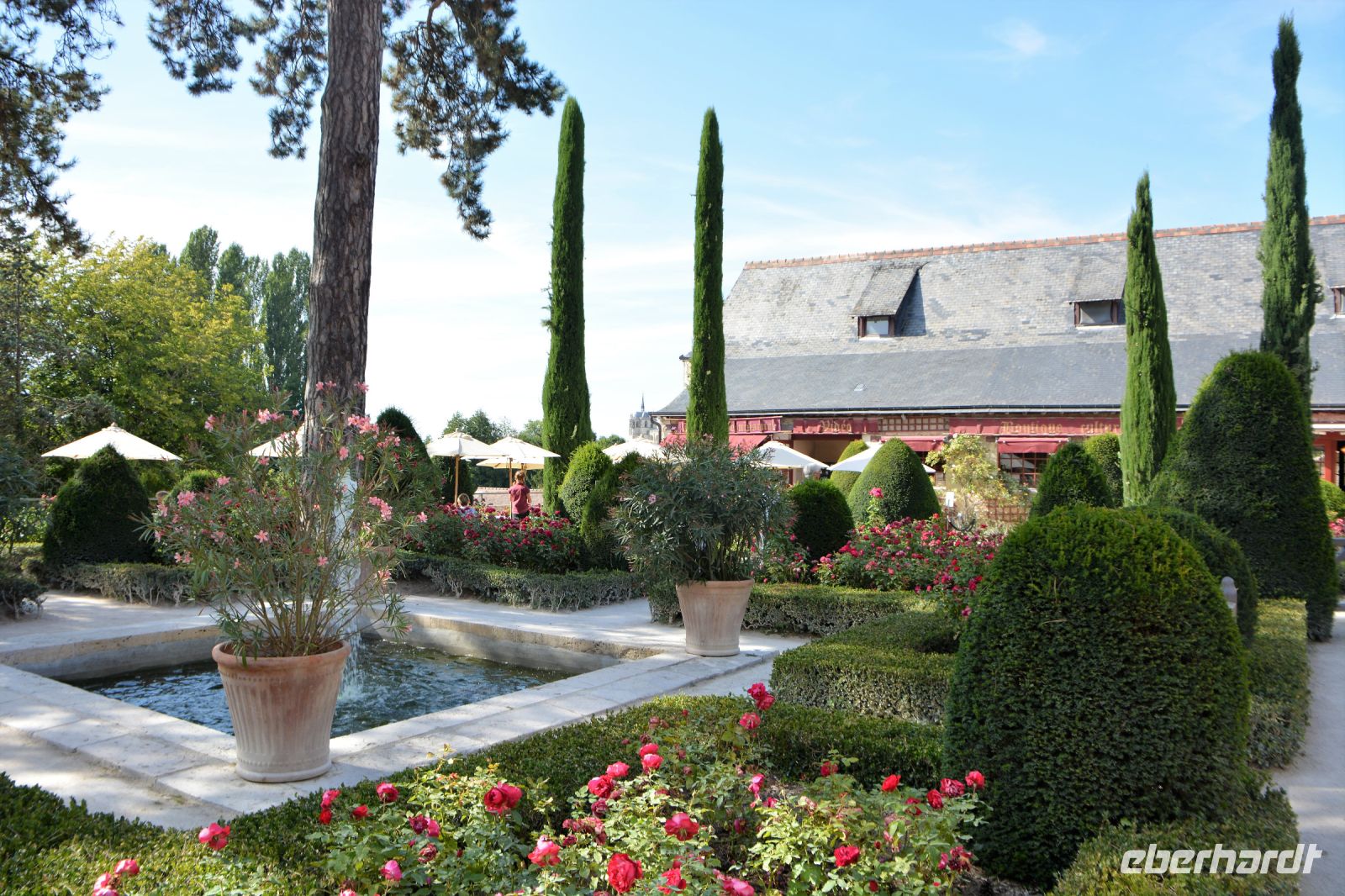 im Garten von Clos Lucé