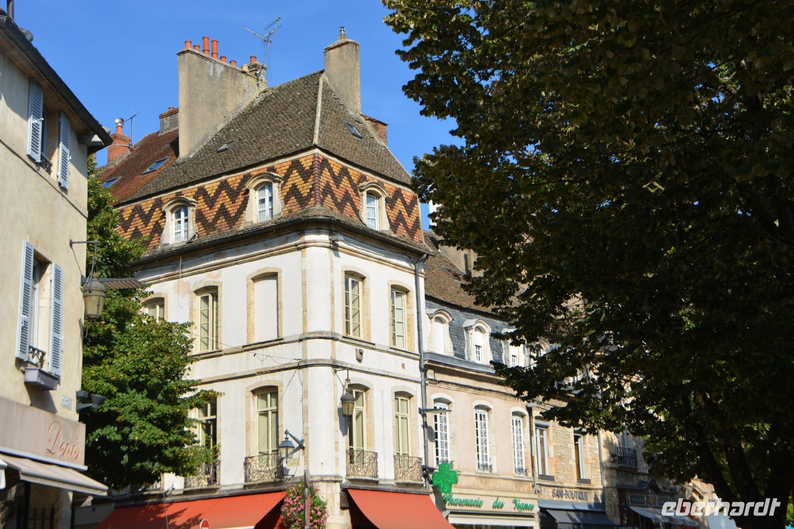 malerische Häuser in Beaune