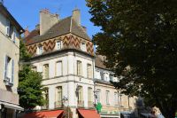 malerische Häuser in Beaune