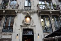 schöne Hausfassade in Bayonne