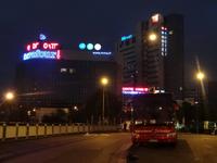 unser Hotel und unser Bus