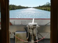 unterwegs mit dem Schiff in der Camargue